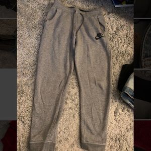 Grey Nike joggers